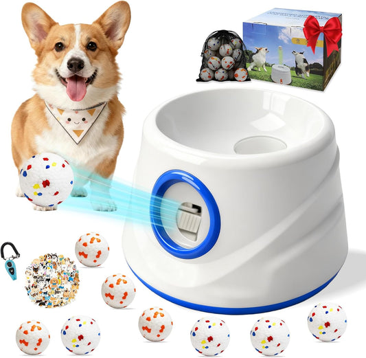Automatic Dog Ball Launcher – 8-Ball Fetch Set
